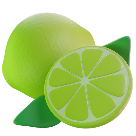 Lime  3D Icon