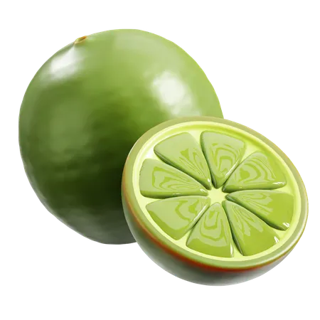 Lime  3D Icon