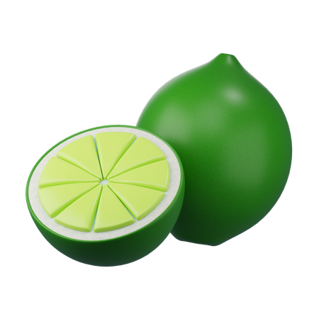 Limette, 3d, symbol  3D Icon