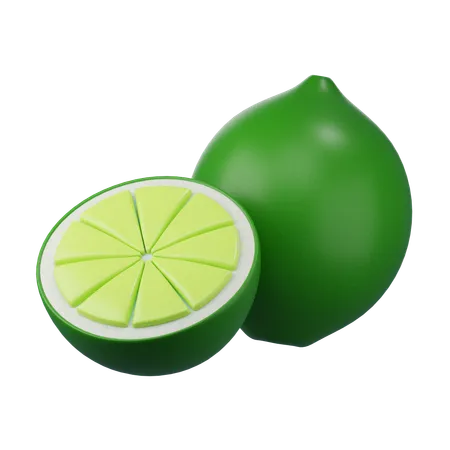 Limette, 3d, symbol  3D Icon