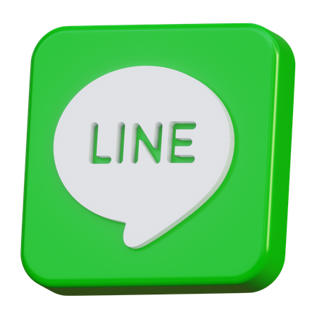 Line  3D Icon