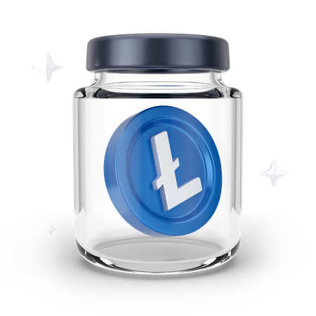 Linecoin Jar  3D Icon