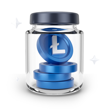 Linecoin Jar  3D Icon