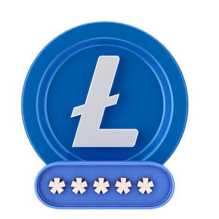 Linecoin Password  3D Icon