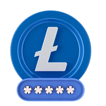 Linecoin Password  3D Icon