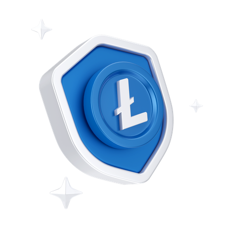 Linecoin Shield  3D Icon