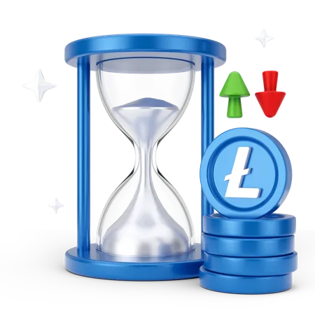 Linecoin Timer  3D Icon