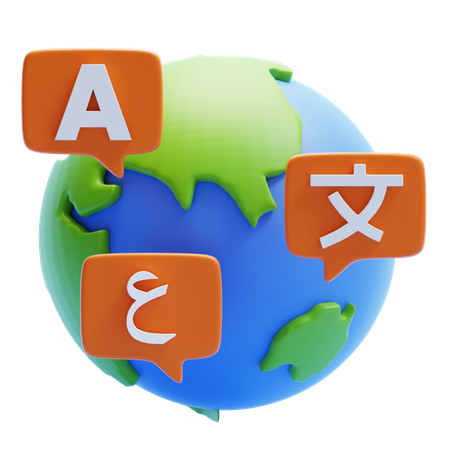 LINGUISTIC  3D Icon