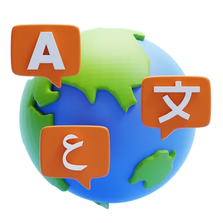 LINGUISTIC  3D Icon