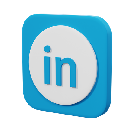 Linkedin  3D Icon