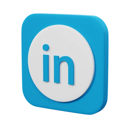 Linkedin  3D Icon