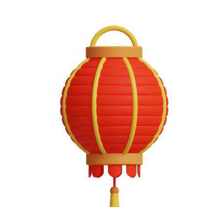 Linterna china  3D Icon