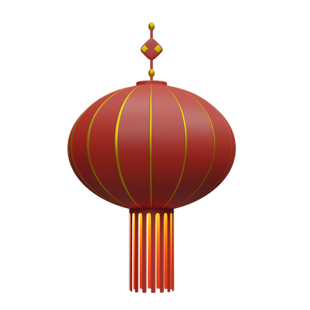 Linterna china  3D Icon