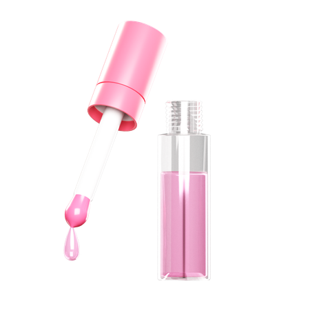 Lip Serum Drops  3D Icon