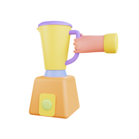 Liquidificador  3D Illustration