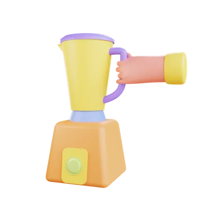 Liquidificador  3D Illustration