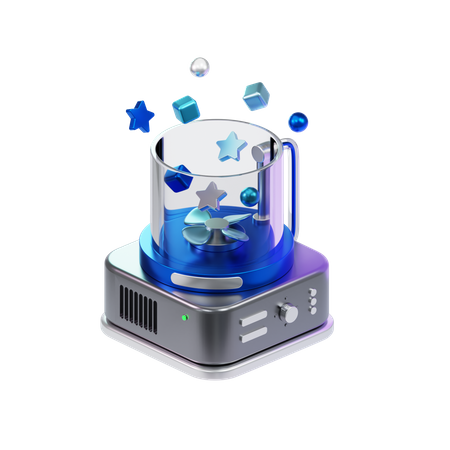 Liquidificador  3D Icon