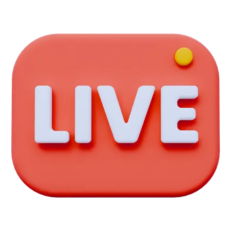 Live Video  3D Icon