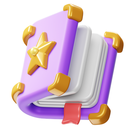 Livre enchanté  3D Icon