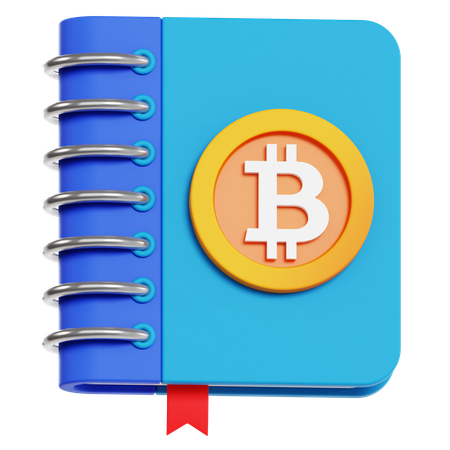 Livro criptográfico  3D Icon