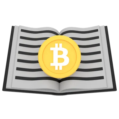 Livro criptográfico  3D Icon