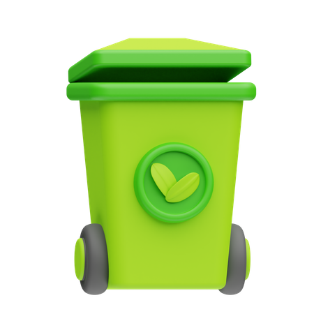 Lixeira de reciclagem  3D Icon