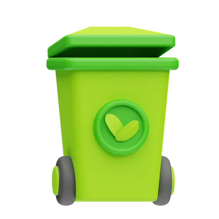 Lixeira de reciclagem  3D Icon