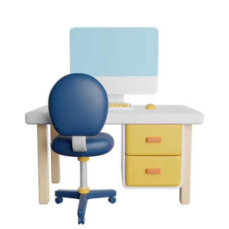 Ambiente de trabalho  3D Icon