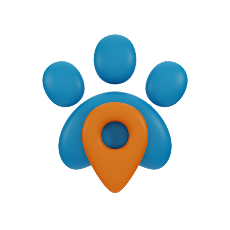 Localização veterinária  3D Icon