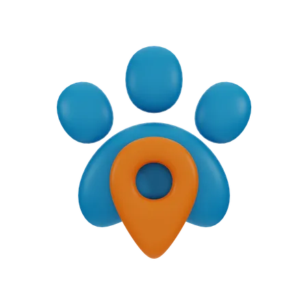 Localização veterinária  3D Icon