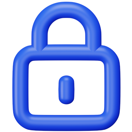 Lock  3D Icon