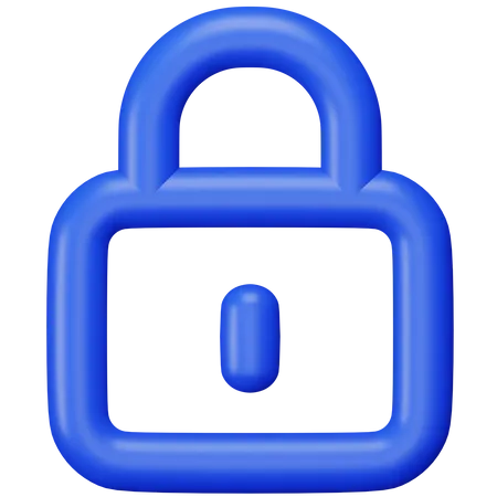 Lock  3D Icon