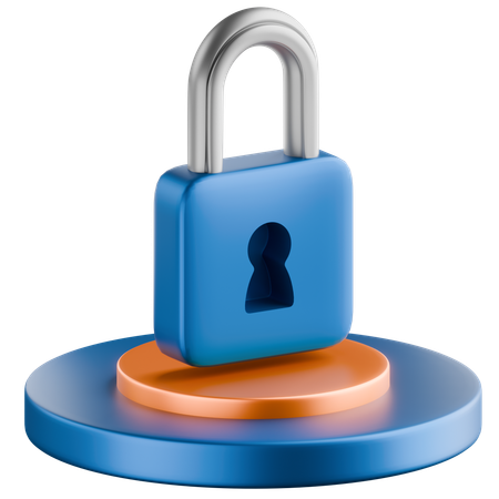 Lock Security  3D Icon