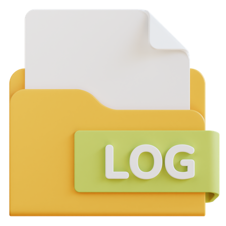 Log File  3D Icon