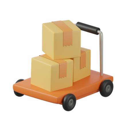 Logistikwagen  3D Icon