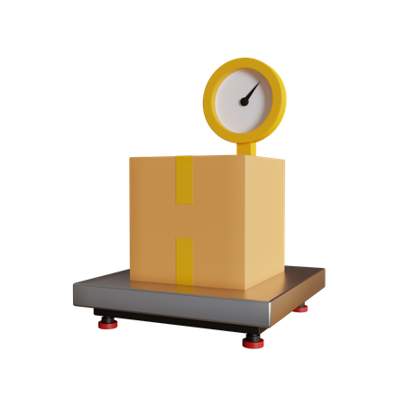 Logistikwaage  3D Icon