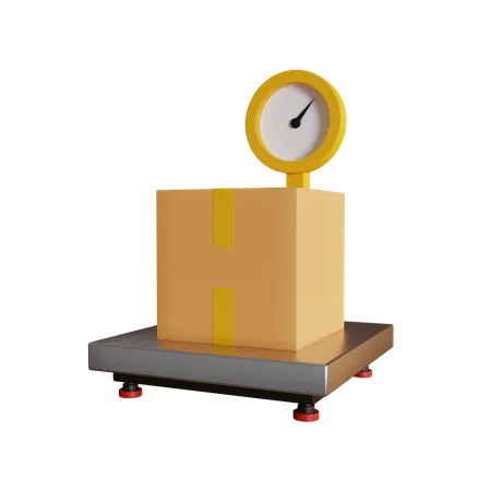 Logistikwaage  3D Icon