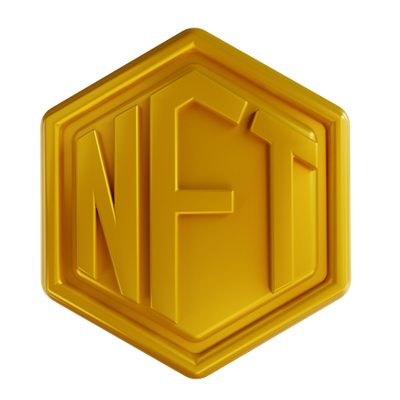 Logo nft  3D Icon