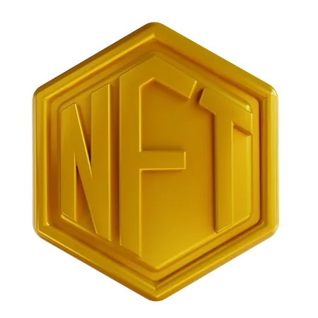 Logo nft  3D Icon