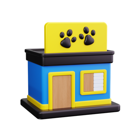 Loja de animais  3D Icon