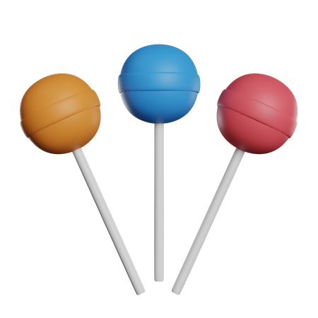 Lollipop  3D Icon