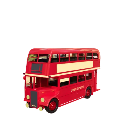 London Bus  3D Icon