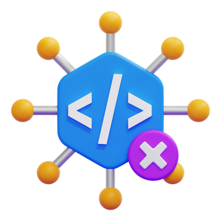 Code löschen  3D Icon