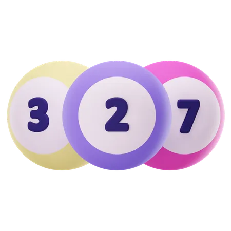 Lottery Ball  3D Icon