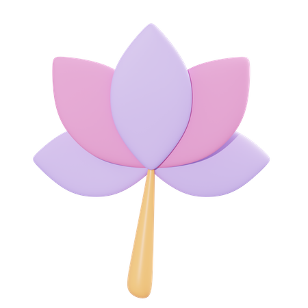 Lotus  3D Illustration