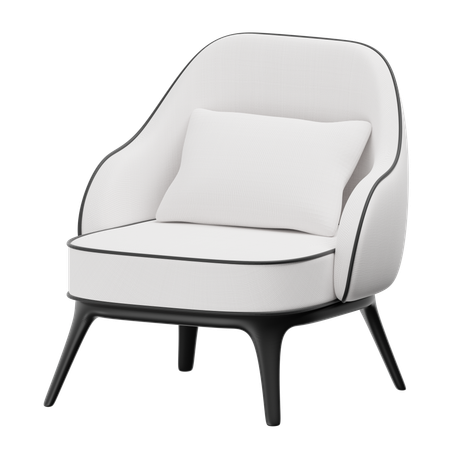 Lounge chair  3D Icon