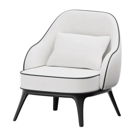 Lounge chair  3D Icon