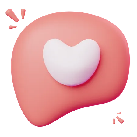 Love Chat  3D Icon