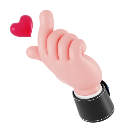 Love Hand Gesture  3D Icon