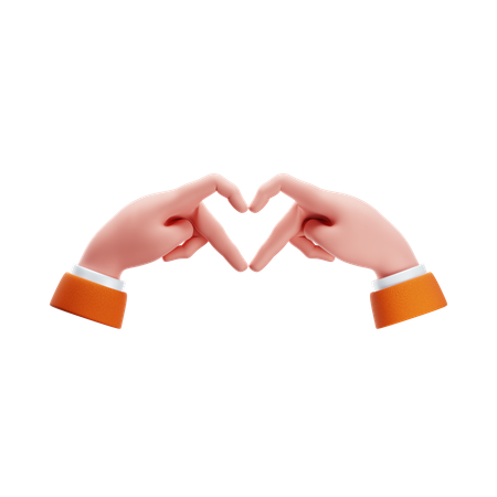 Love Hand Gesture  3D Icon